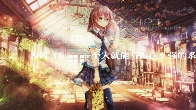 为何 Linus 一个人就能写出这么强的系统，中国却做不出来？