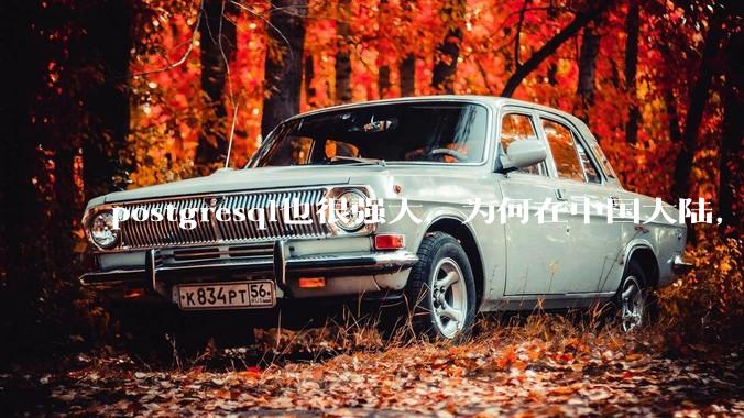 postgresql也很强大，为何在中国大陆，mysql成为主流，postgresql屈居二线呢？