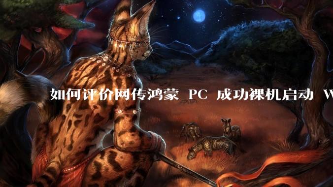如何评价网传鸿蒙 PC 成功裸机启动 Windows ARM？